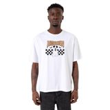 Tshirthane P21248S5063 Halloween Mickey Ghost Oversize Erkek Beyaz T-shirt