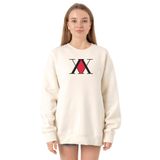Tshirthane P21530S8727 Ekru Kadın Sweatshirt