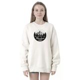 Tshirthane P21816S9574 Let The Adventure Begin 2ip Kadın Beyaz Sweatshirt