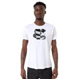 Tshirthane P22013S9527 Bisiklet Yaka Beyaz Erkek T-shirt