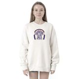 Tshirthane P22179S6385 My Hero Academia Anime Earphone Jack 2ip Kapşonlu Kadın Beyaz Sweatshirt