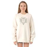 Tshirthane P22251S2510 Ekru Kadın Sweatshirt