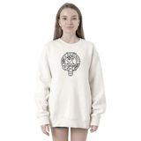 Tshirthane P22392S2585 Beyaz Kadın Sweatshirt