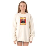 Tshirthane P22587S3674 Ekru Kadın Sweatshirt