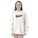 Tshirthane P22622S3986 Riverdale Bronx New York City Beyaz 2ip Kadın Sweatshirt
