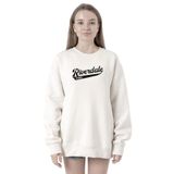 Tshirthane P22622S3986 Riverdale Bronx New York City Beyaz 2ip Kadın Sweatshirt
