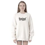 Tshirthane P22670S9782 Rurouni Kenshin Letter Logo Beyaz 2ip Kadın Sweatshirt