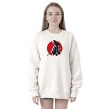 Tshirthane P22717S6860 Rurouni Kenshin Samurai Logo Beyaz 2ip Kadın Sweatshirt