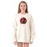 Tshirthane P22718S9300 Ekru Kadın Sweatshirt