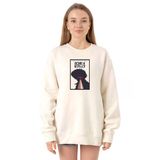 Tshirthane P22740S9941 Ekru Kadın Sweatshirt