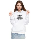 Tshirthane P22912S148 Sherlock Mind Palace Beyaz 3ip Kapüşonlu Kadın Sweatshirt