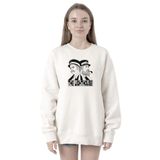 Tshirthane P23113S4816 The Lighthouse Baseball Beyaz 2ip Kadın Sweatshirt