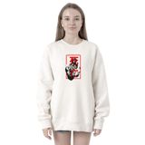 Tshirthane P23145S1665 The Mad Titan Thanos Beyaz 2ip Kadın Sweatshirt