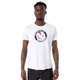 Tshirthane P23571S5698 Bisiklet Yaka Beyaz Erkek T-shirt