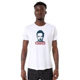 Tshirthane P23621S4057 Bisiklet Yaka Beyaz Erkek T-shirt