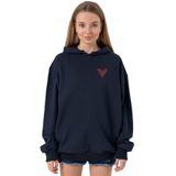 Tshirthane P23857S1938 Call Of Duty Vanguard Logo Lacivert 3 ip Kapüşonlu Kadın Sweatshirt