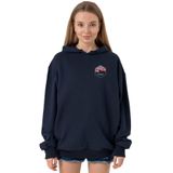 Tshirthane P23909S2923 Call Of Duty Warzone Shipment Logo Lacivert 3 ip Kapüşonlu Kadın Sweatshirt