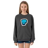 Tshirthane P24063S7509 Füme Kadın Sweatshirt