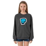 Tshirthane P24063S7509 Füme Kadın Sweatshirt