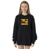 Tshirthane P24126S355 Siyah Kadın Sweatshirt
