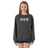 Tshirthane P24241S1943 Füme Kadın Sweatshirt