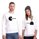 Tshirthane Pacman Sevgili Kombinleri Sweatshirt Kombini, Erkek, XL-Tek Ürün Fiyatıdır, Kombin Yapmak İçin En Az 2 Adet Sepete Ekleyiniz