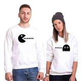 Tshirthane Pacman Sevgili Kombinleri Sweatshirt Kombini, Kadın, M-Tek Ürün Fiyatıdır, Kombin Yapmak İçin En Az 2 Adet Sepete Ekleyiniz