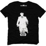 Tshirthane Peaky Blinders Tommy Shelby Gölge Siyah Erkek T-Shirt