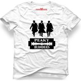 Tshirthane Peaky Blinders Tommy Shelby Jilet Beyaz Erkek T-Shirt