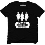 Tshirthane Peaky Blinders Tommy Shelby Jilet Siyah Erkek T-Shirt - XL
