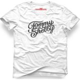 Tshirthane Peaky Blinders Tommy Shelby Logo Beyaz Erkek T-Shirt - XS