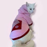 Tshirthane Pink Burgundy Bee Kapşonlu Sweatshirt
