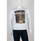Tshirthane Pisa Kulesi Unisex Pamuklu Slim Fit Sweatshirt
