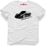 Tshirthane Porsche Beyaz Erkek T-Shirt - XS