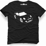 Tshirthane Porsche Siyah Erkek T-Shirt - M