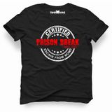Tshirthane Prison Break Cerfified Siyah Erkek T-shirt
