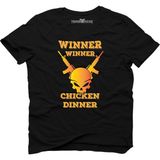 Tshirthane Pubg Gun Skull Siyah Erkek T-Shirt - XL