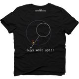 Tshirthane Pubg Guys Wait Up Siyah Erkek T-Shirt