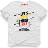 Tshirthane Pubg Lets Go Miramar Kırmızı Erkek T-Shirt - XS