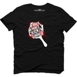 Tshirthane Pubg Pan Tava Blood Siyah Erkek T-Shirt
