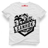 Tshirthane Pubg Sanhok Beyaz Erkek T-shirt