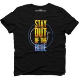 Tshirthane Pubg Stay Out Of The Blue Siyah Erkek T-Shirt