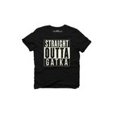 Tshirthane Pubg Straight Outta Pochinki Siyah Erkek T-shirt