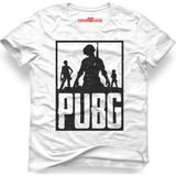 Tshirthane Pubg Team Beyaz Erkek T-Shirt - XL