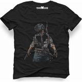 Tshirthane Pubg Tipografi Siyah Erkek T-Shirt