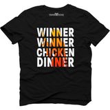 Tshirthane Pubg Winner Women Siyah Erkek T-Shirt