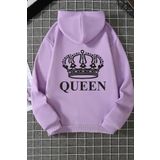 Tshirthane Quenn Sırt Baskılı Unisex Sweatshirt
