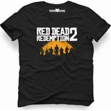 Tshirthane Red Dead Redemption 2 Siyah Erkek T-Shirt