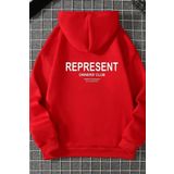 Tshirthane Represent Sırt Baskılı Unisex Sweatshirt