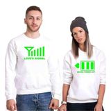 Tshirthane Signal Power Aşkın Gücü Sevgili Kombinleri Sweatshirt Kombini, Erkek, 2Xl-Tek Ürün Fiyatıdır, Kombin Yapmak İçin En Az 2 Adet Sep